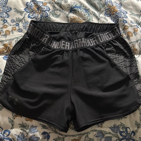 Under Armour Pants - Under Armour Black Athletic Shorts with Moisture-Wicking Fabric